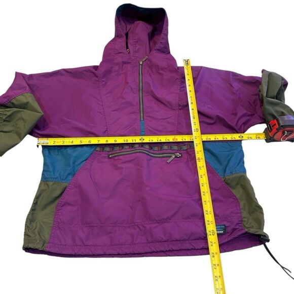 Vintage LL Bean Anorak Aztec Pattern Pullover Parka Southwestern Print Unisex XL - Picture 12 of 12